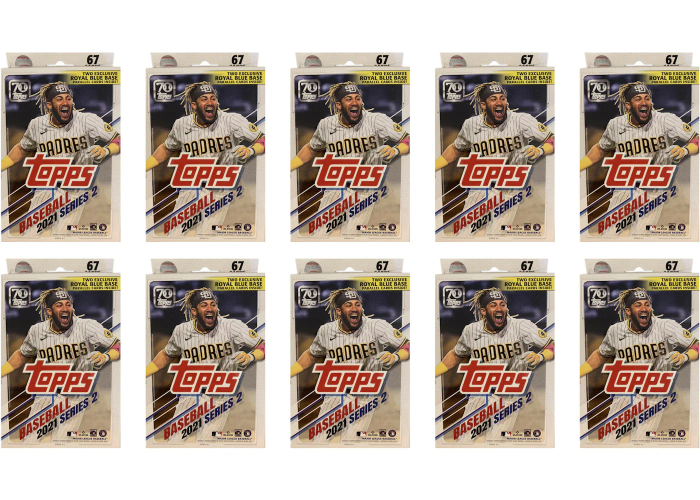 2021 Topps Series 2 Baseball Hanger Box 10x Lot