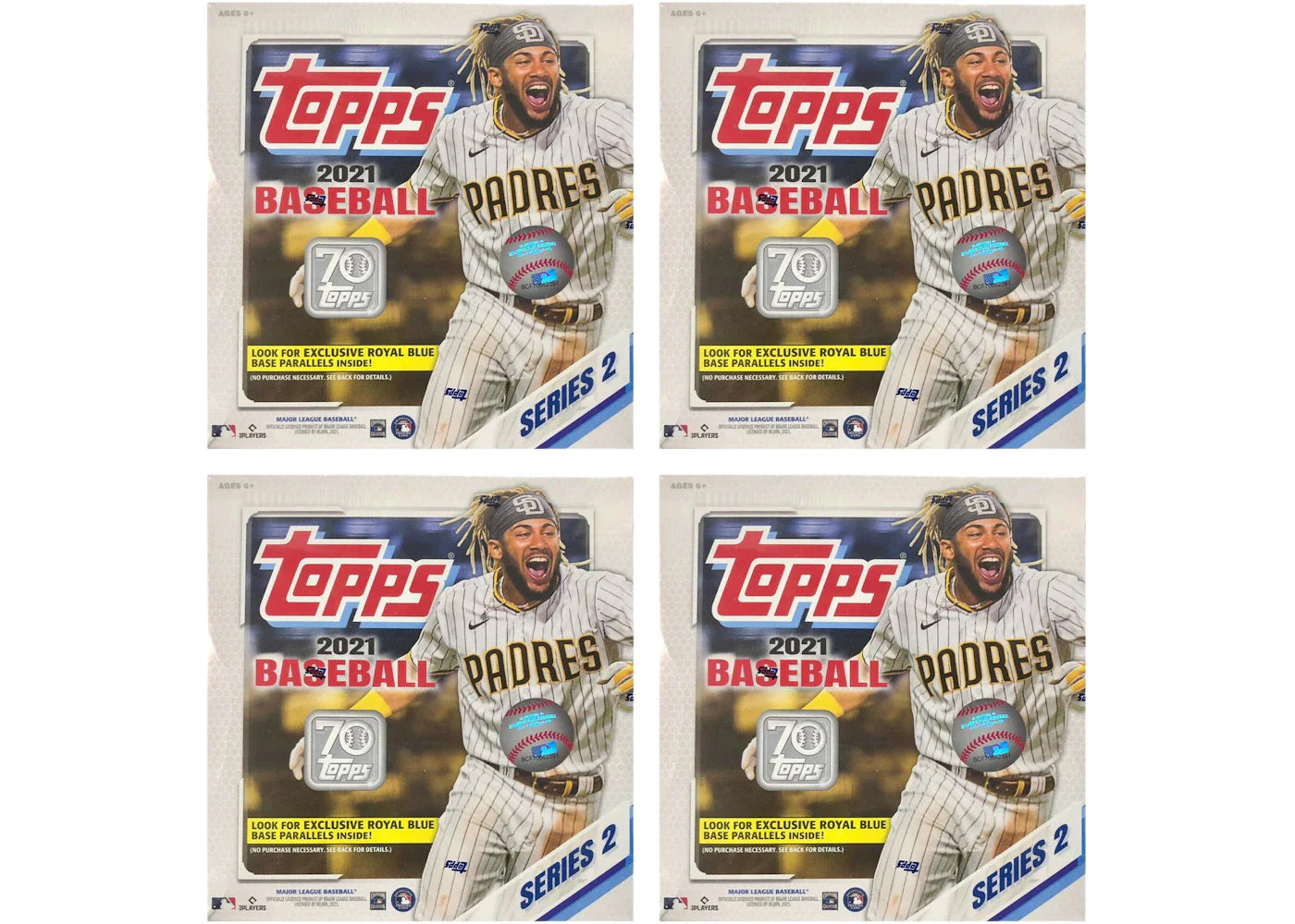2021 Topps Series 2 Baseball Mega Box 4x Lot