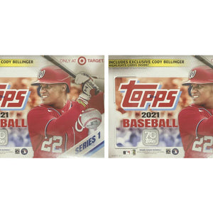 2021 Topps Series One Target Mega Box 16 Packs 2x Lot