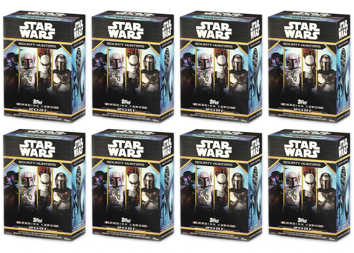 2021 Topps Star Wars Bounty Hunters Blaster Box 8x Lot