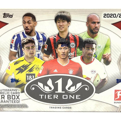 2020-21 Topps Tier One Bundesliga Soccer Hobby Box