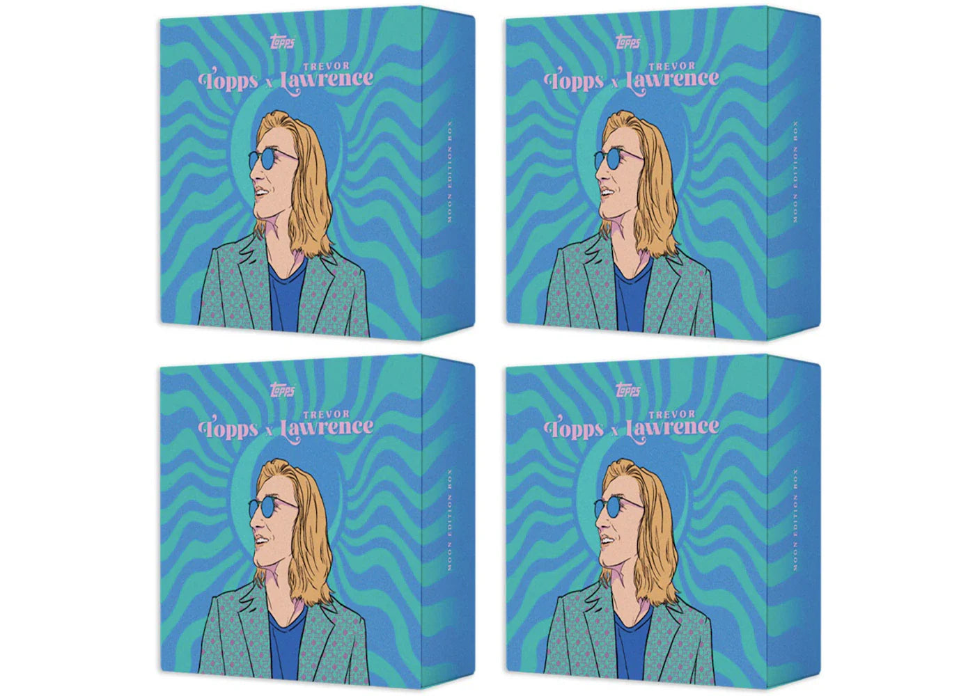 2021 Topps Trevor Lawrence Football Online Exclusive Box Moon 4x Lot