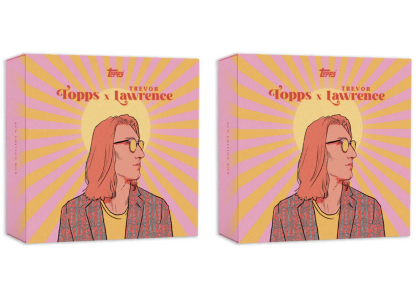 2021 Topps Trevor Lawrence Football Online Exclusive Box Sun 2x Lot
