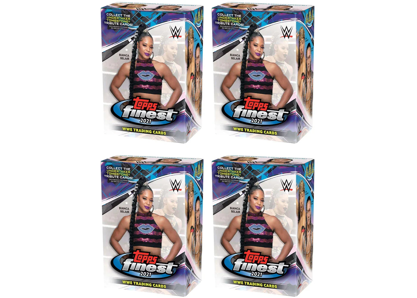 2021 Topps WWE Finest Wrestling Blaster Box 4x Lot