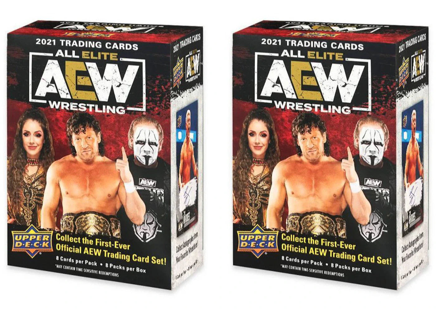 2021 Upper Deck All Elite Wrestling (AEW) Blaster Box 2x Lot