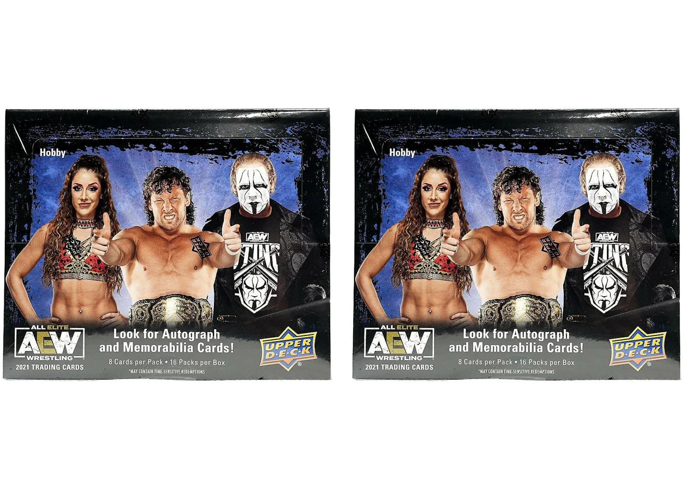2021 Upper Deck All Elite Wrestling (AEW) Hobby Box 2x Lot