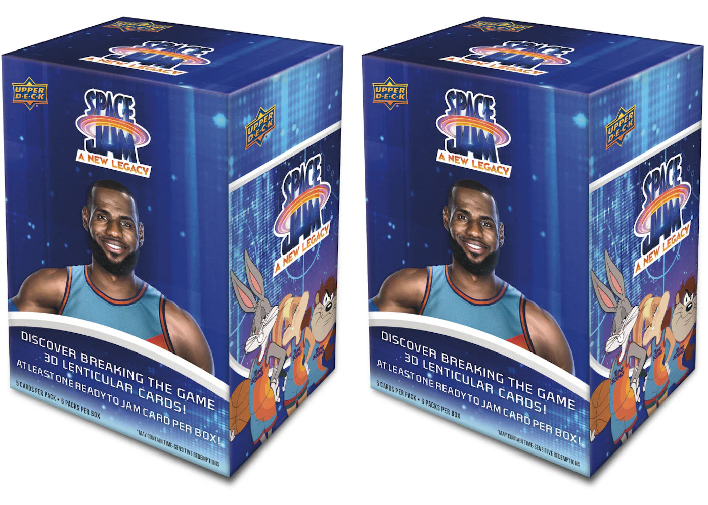 2021 Upper Deck Space Jam 2: A New Legacy Basketball Blaster Box 2x Lot