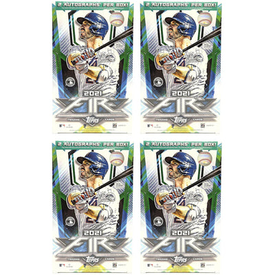 2021 Topps Fire Baseball Hobby Box 4x Lot