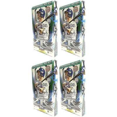 2021 Topps Fire Baseball Hobby Box 4x Lot
