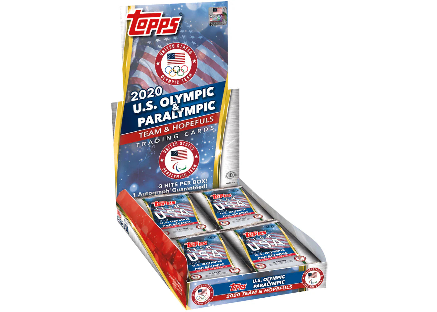2020-21 Topps US Olympic and Paralympic Team & Hopefuls Hobby Box