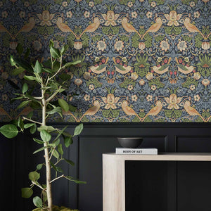 Strawberry Thief Wallpaper by Morris & Co.
