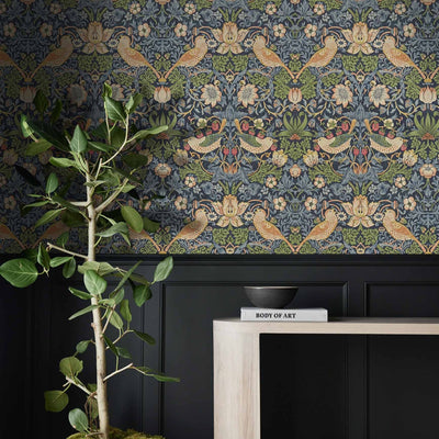 Strawberry Thief Wallpaper by Morris & Co.