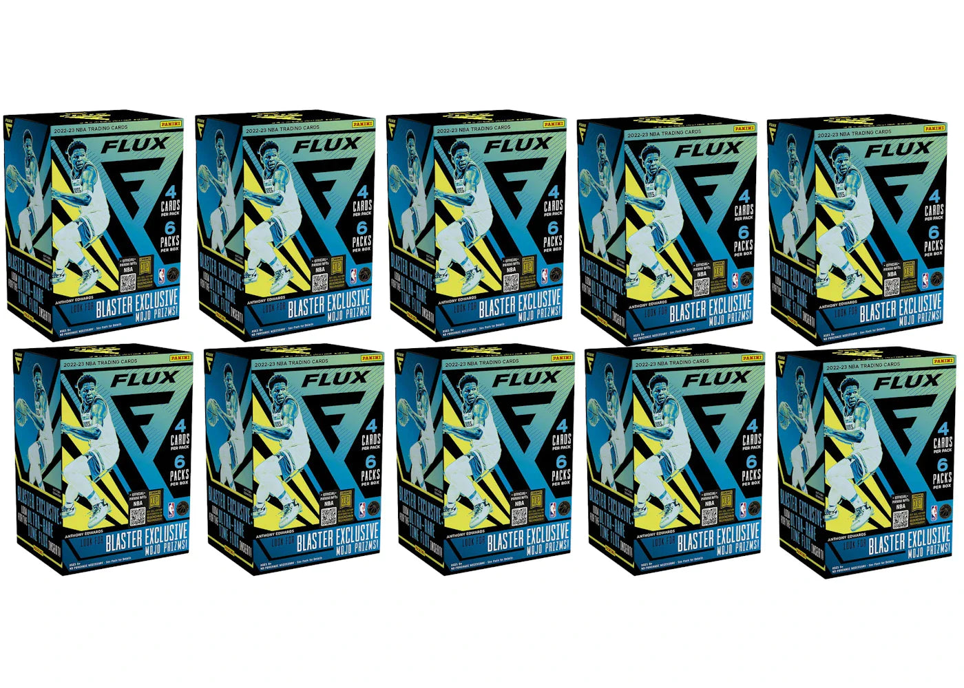 2022-2023 Panini Flux Basketball Blaster 10x Lot