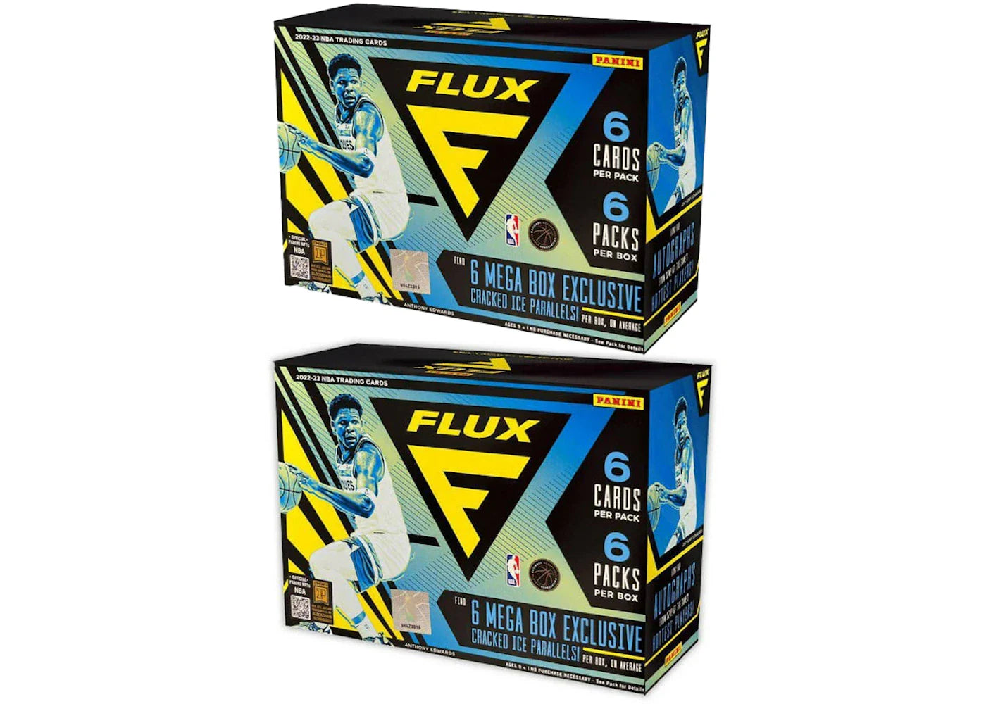 2022-2023 Panini Flux Basketball Mega Box 2x Lot