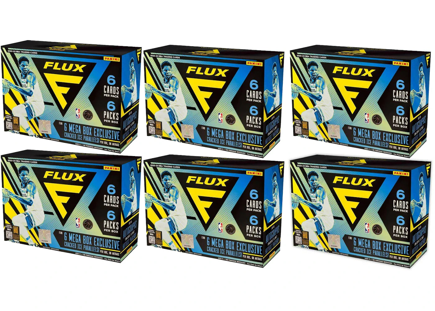 2022-2023 Panini Flux Basketball Mega Box 6x Lot