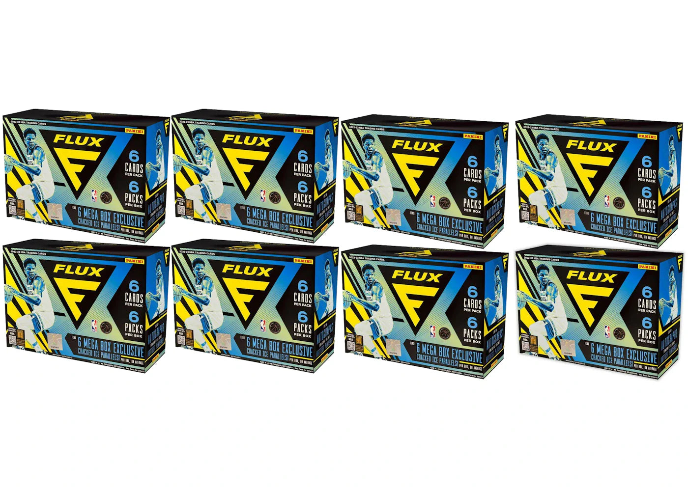 2022-2023 Panini Flux Basketball Mega Box 8x Lot