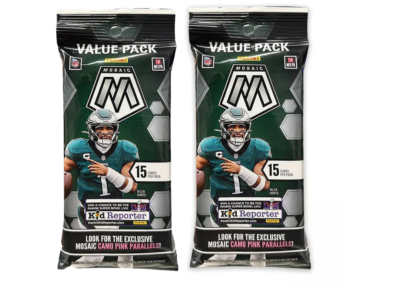2022-2023 Panini Mosaic Football Value Pack 2x Lot