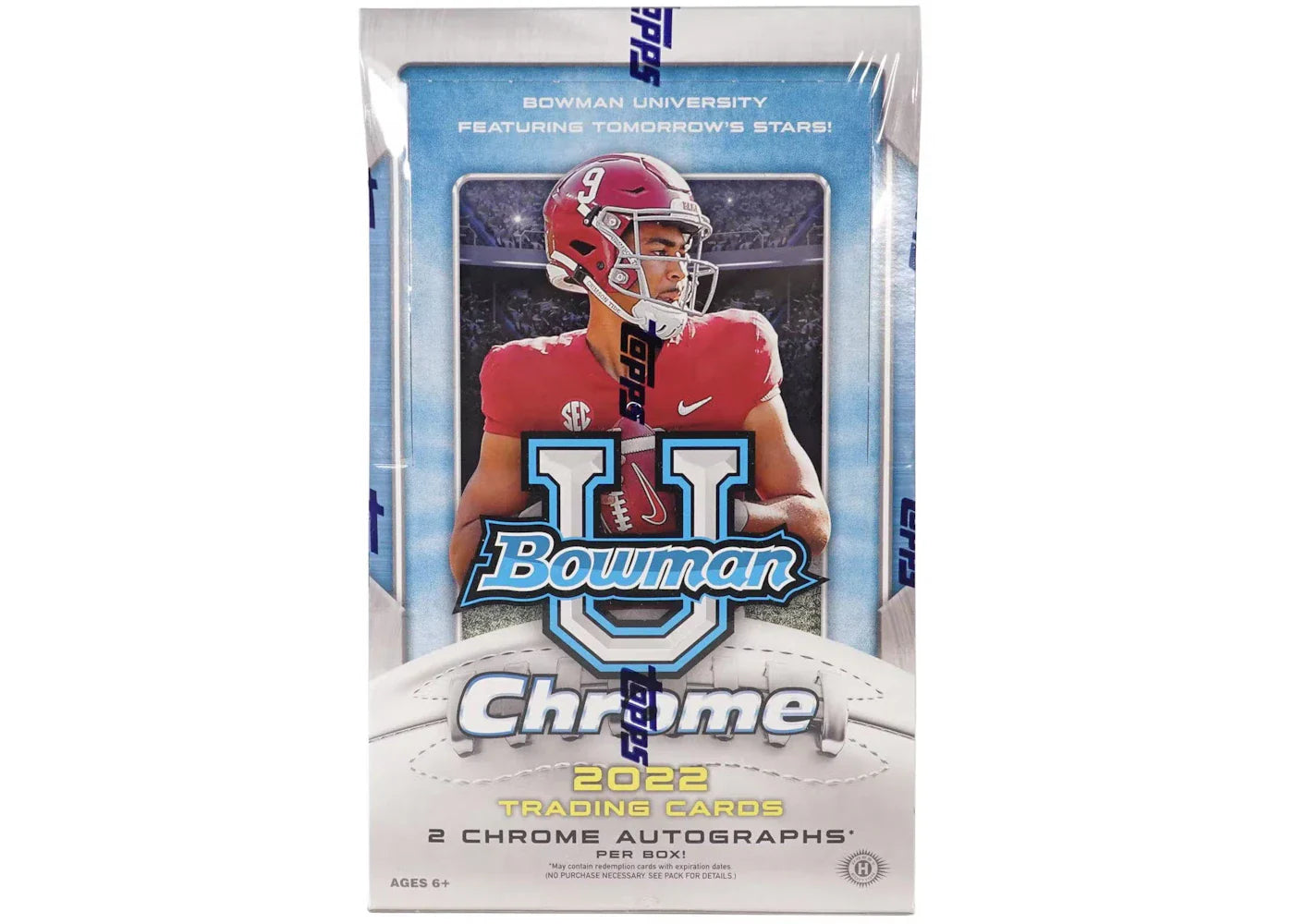 2022 Bowman Chrome University Football Hobby Box