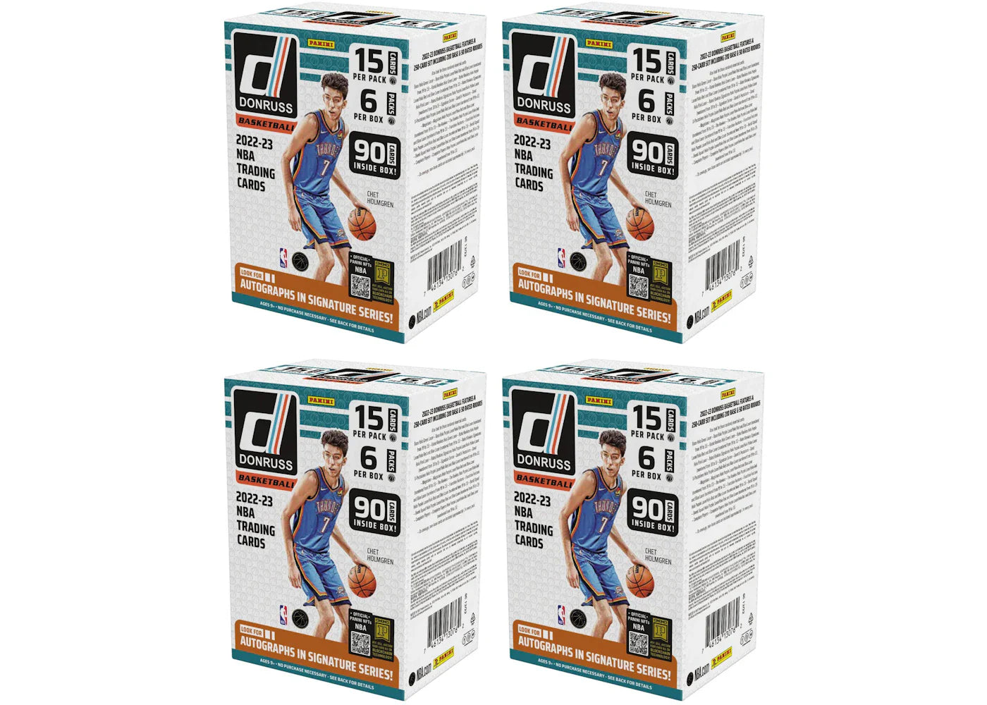 2022-23 Panini Donruss Basketball Blaster Box 4x Lot