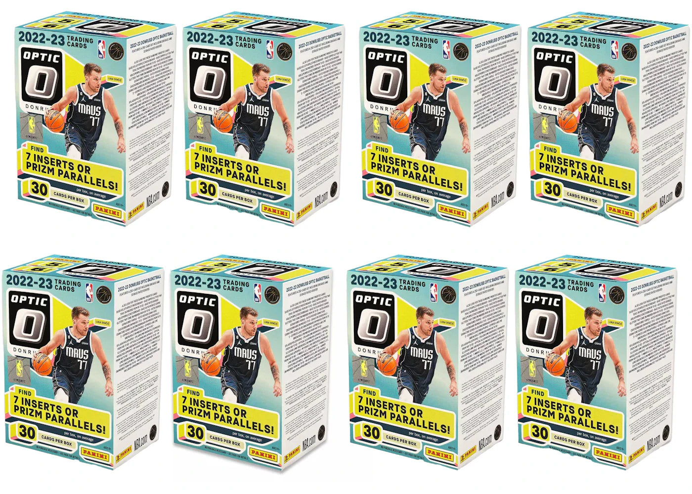 2022-23 Panini Donruss Optic Basketball Blaster Box 8x Lot