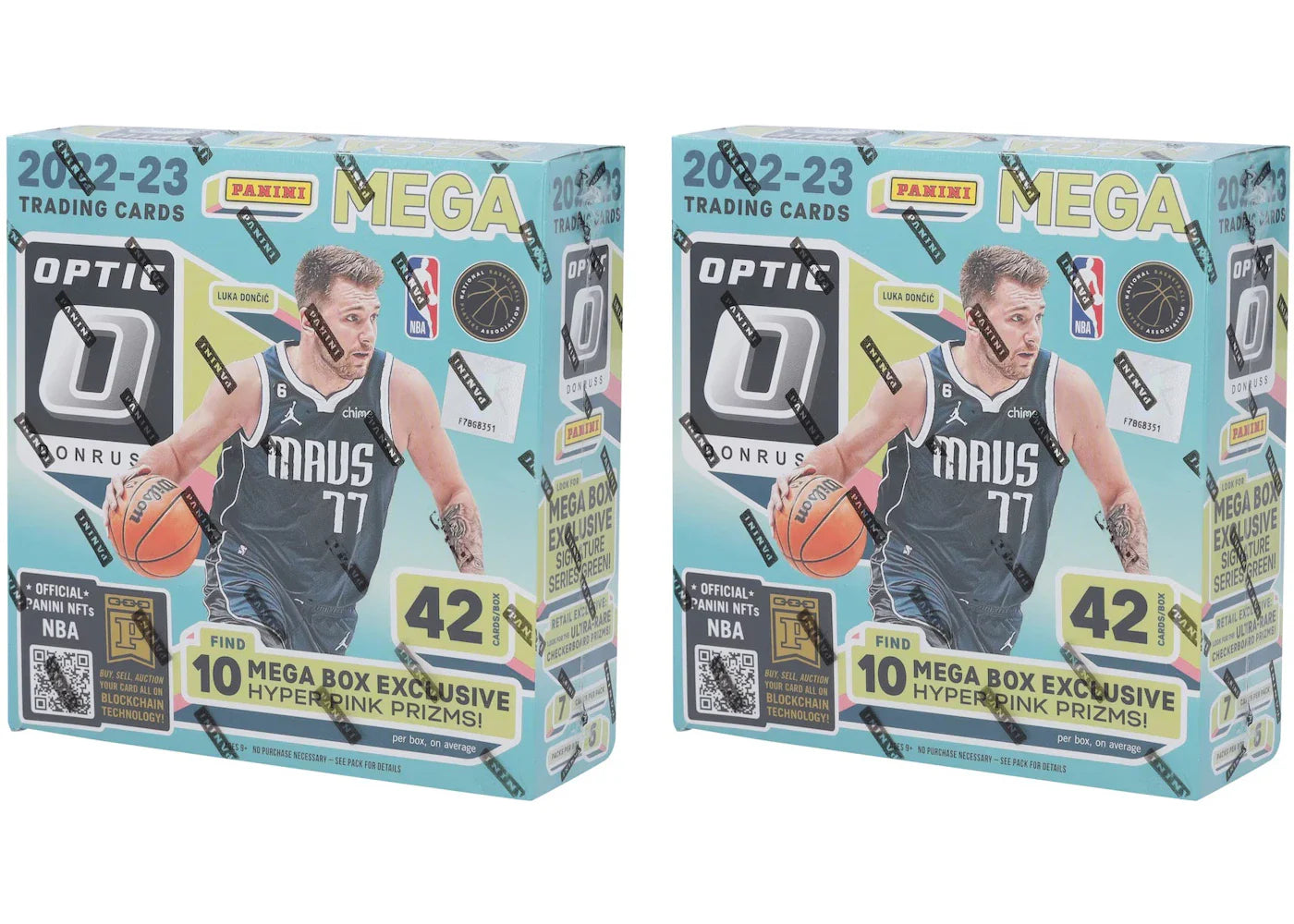 2022-23 Panini Donruss Optic Basketball Mega Box (Hyper Pink Prizms) 2x Lot