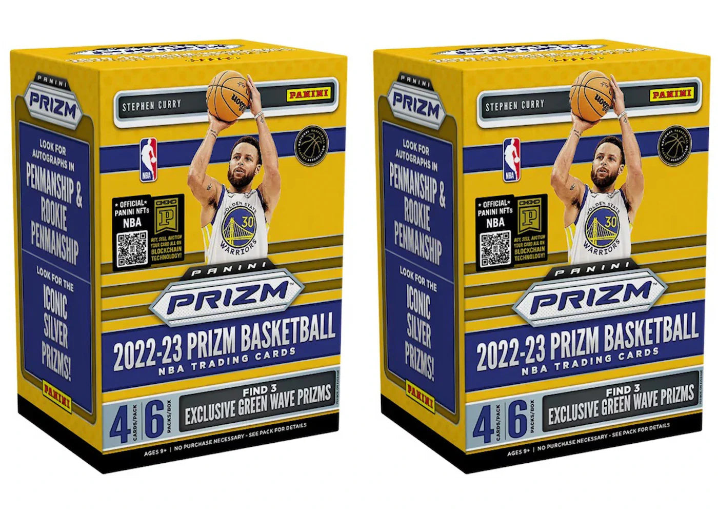 2022-23 Panini Prizm Basketball Fanatics Blaster Box (Green Wave Prizms) 2x Lot