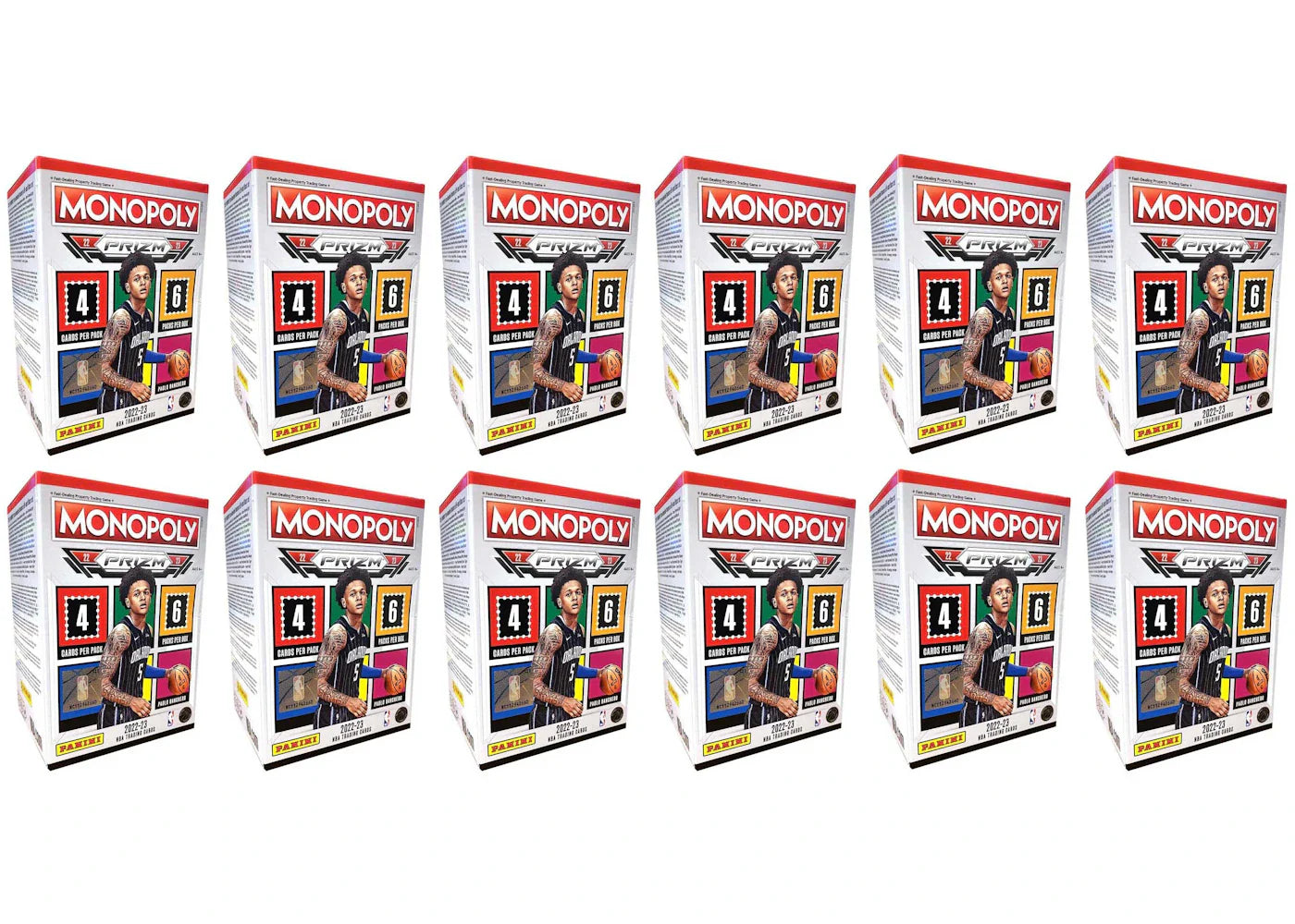2022-23 Panini Prizm Monopoly Basketball Blaster Box 12x Lot