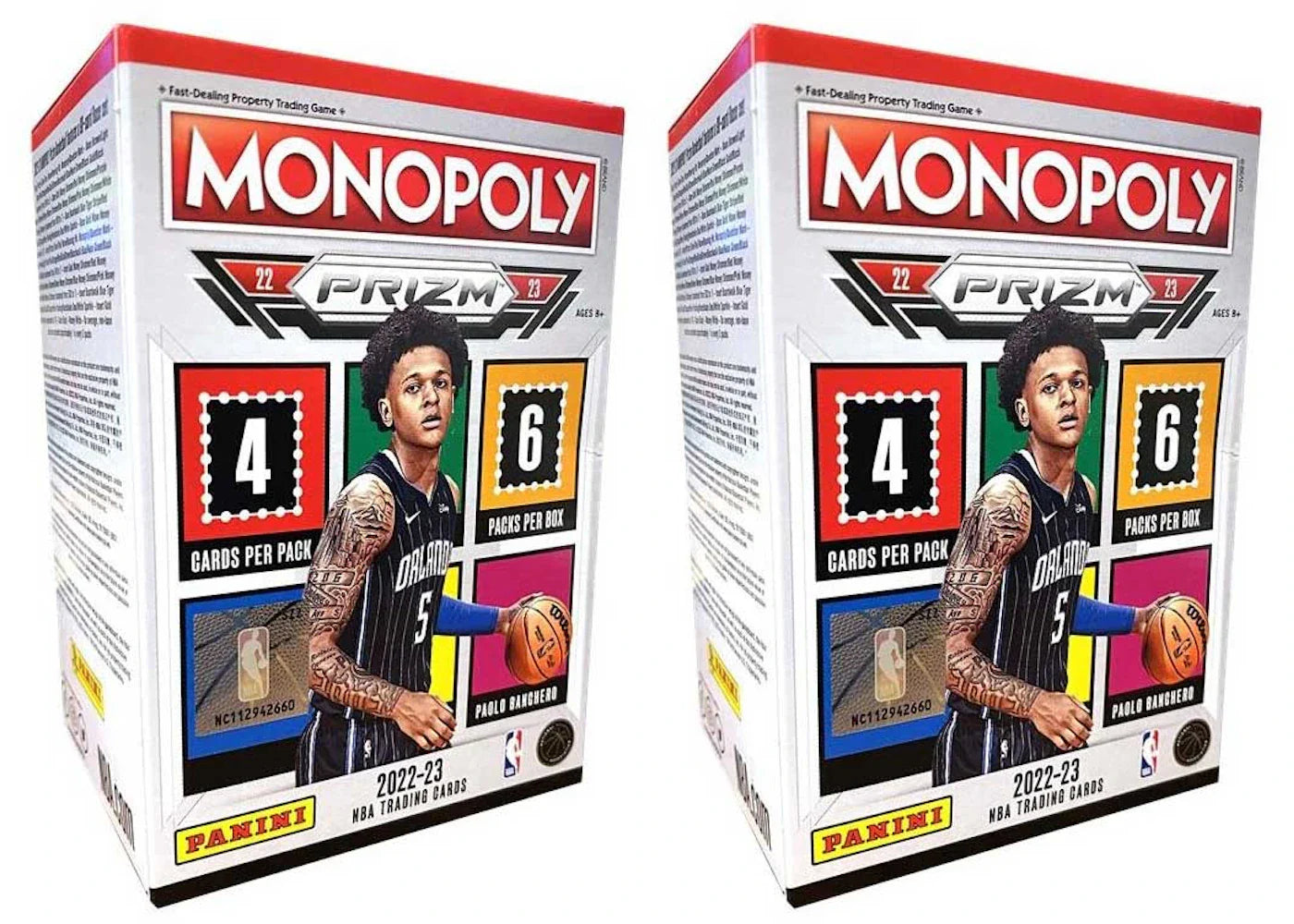 2022-23 Panini Prizm Monopoly Basketball Blaster Box 2x Lot