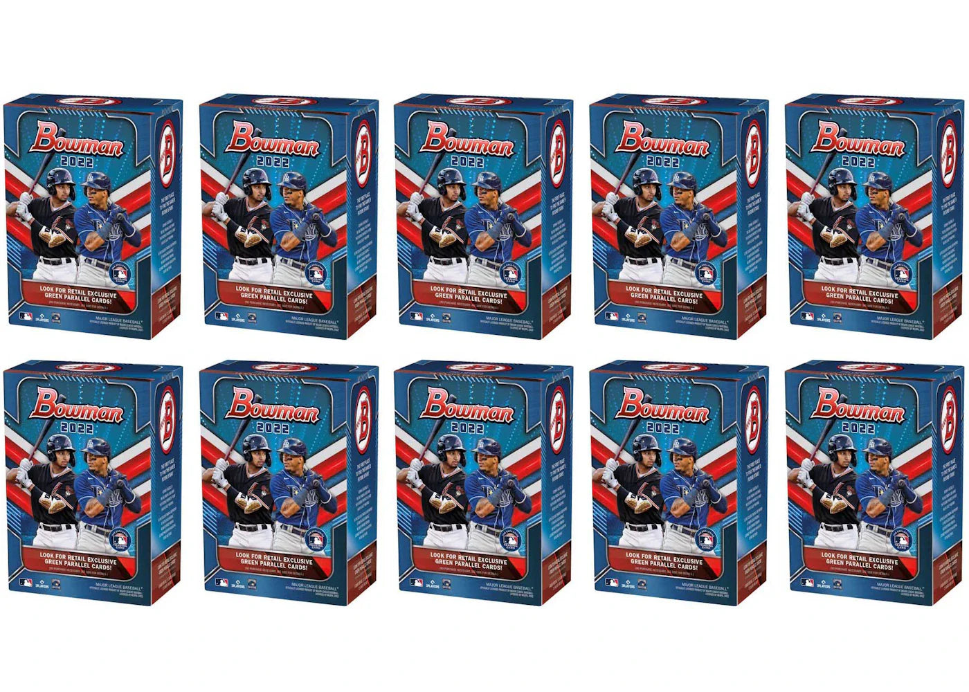 2022 Bowman Baseball Blaster Box 10x Lot
