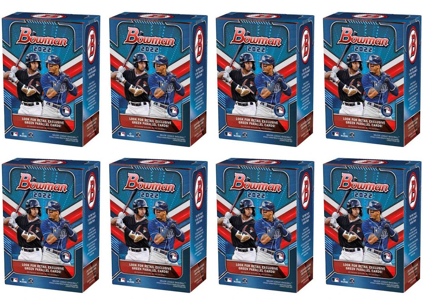 2022 Bowman Baseball Blaster Box 8x Lot