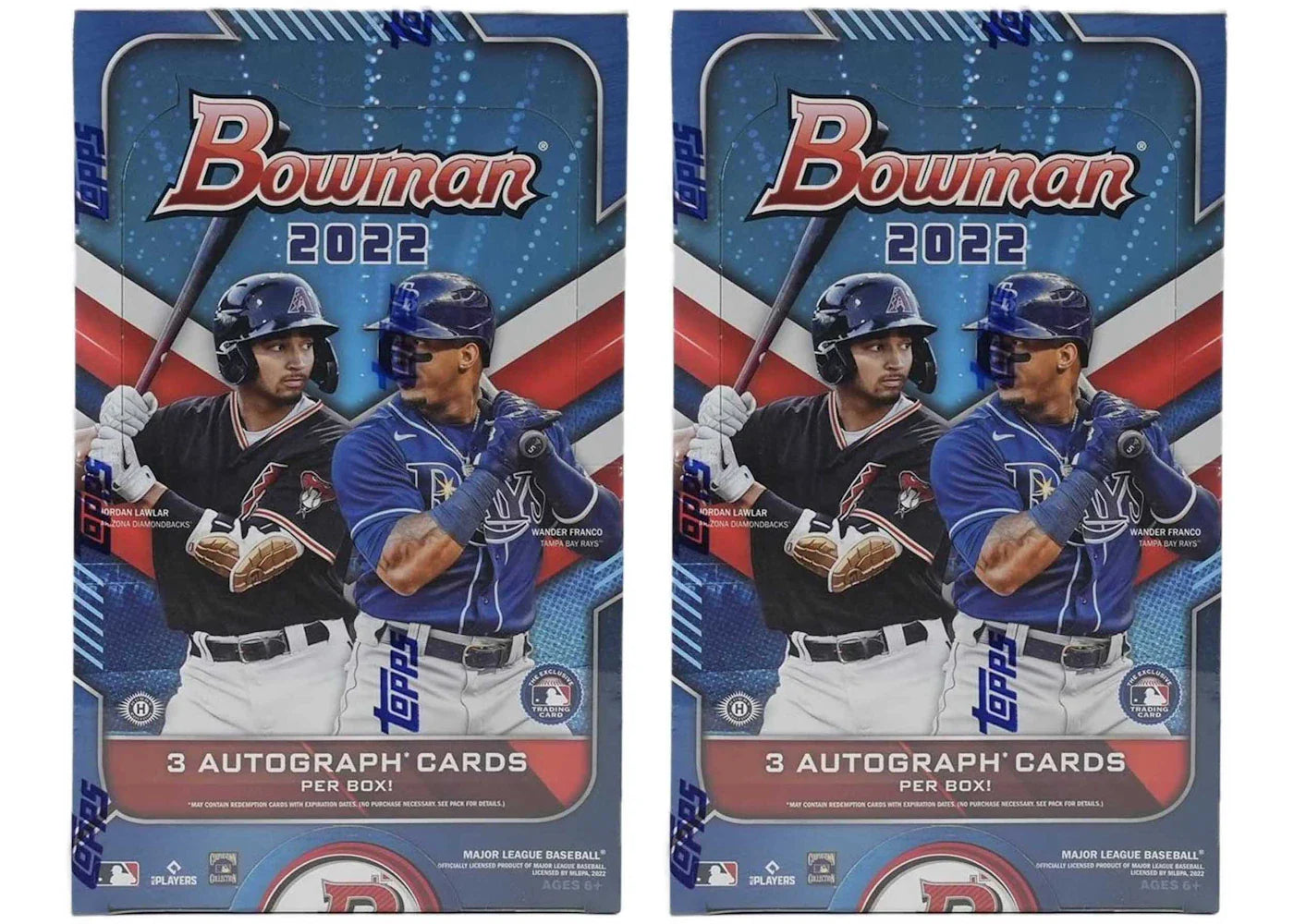 2022 Bowman Baseball HTA Hobby Jumbo Box 2x Lot