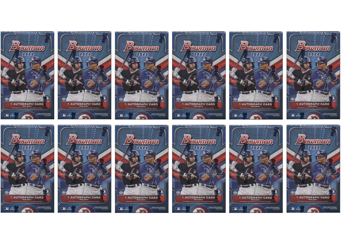 2022 Bowman Baseball Hobby Box 12x Lot