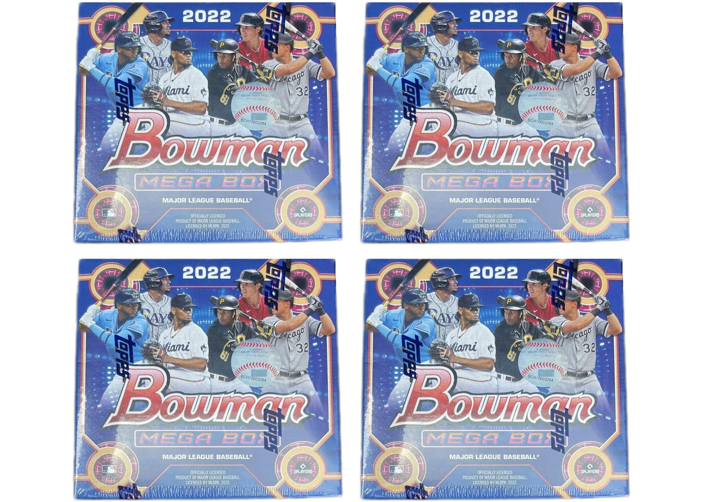 2022 Bowman Baseball Mega Box 4x Lot