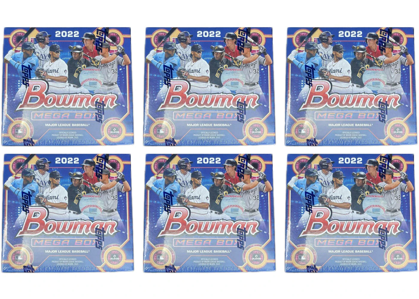 2022 Bowman Baseball Mega Box 6x Lot