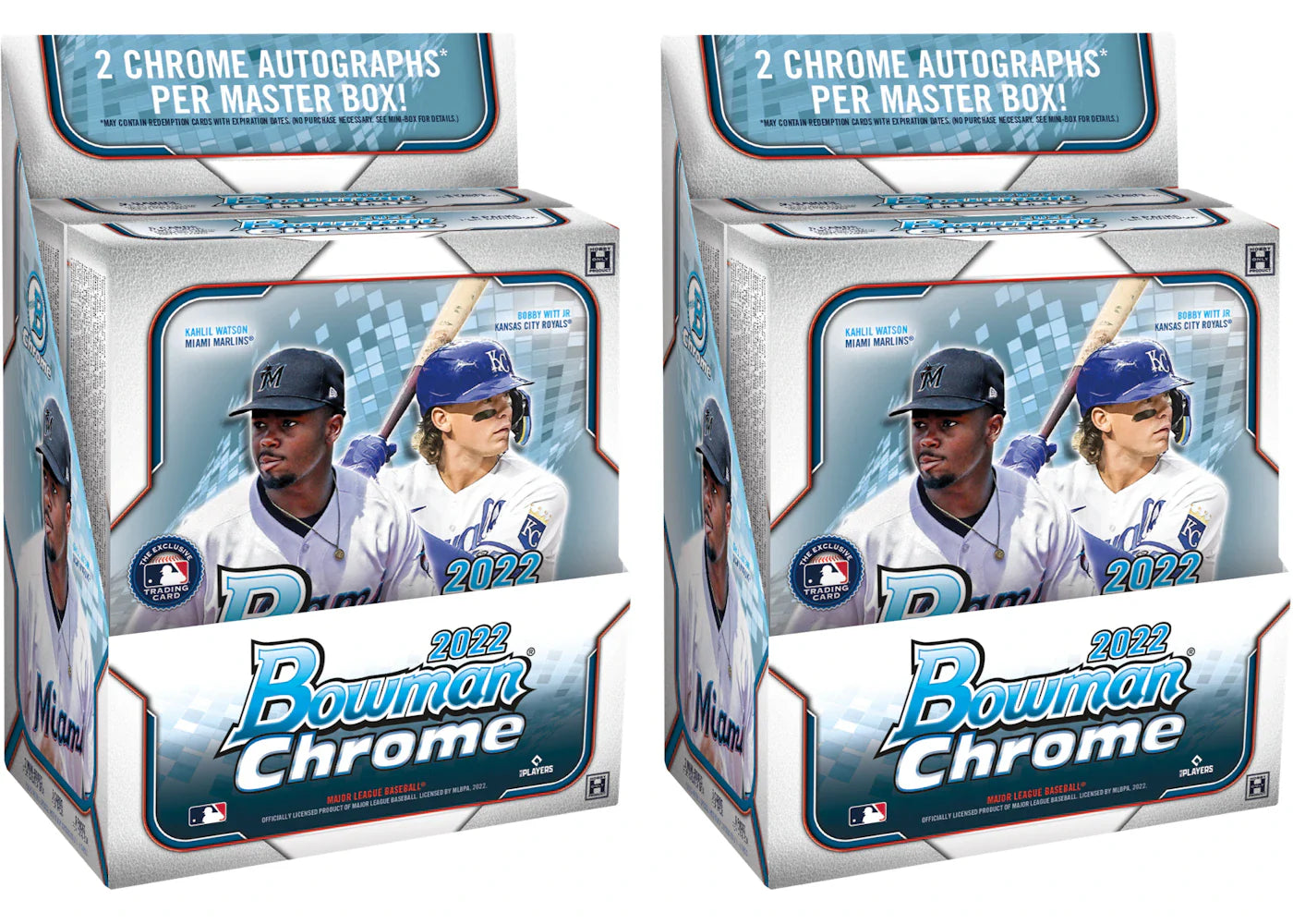 2022 Bowman Chrome Baseball Hobby Box 2x Lot