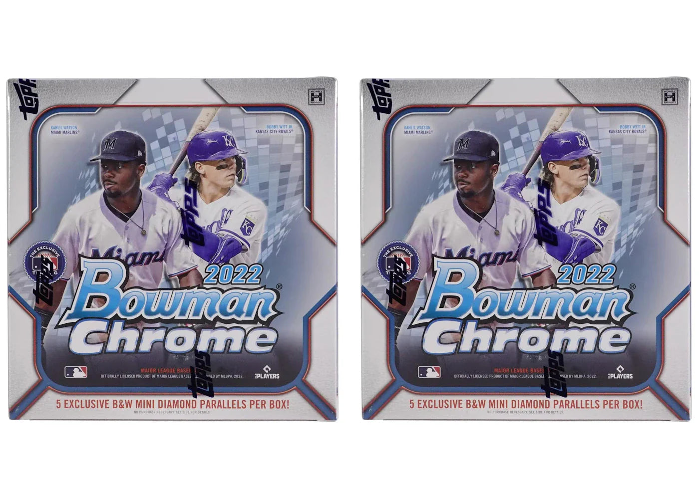 2022 Bowman Chrome Baseball Hobby Lite Box 2x Lot