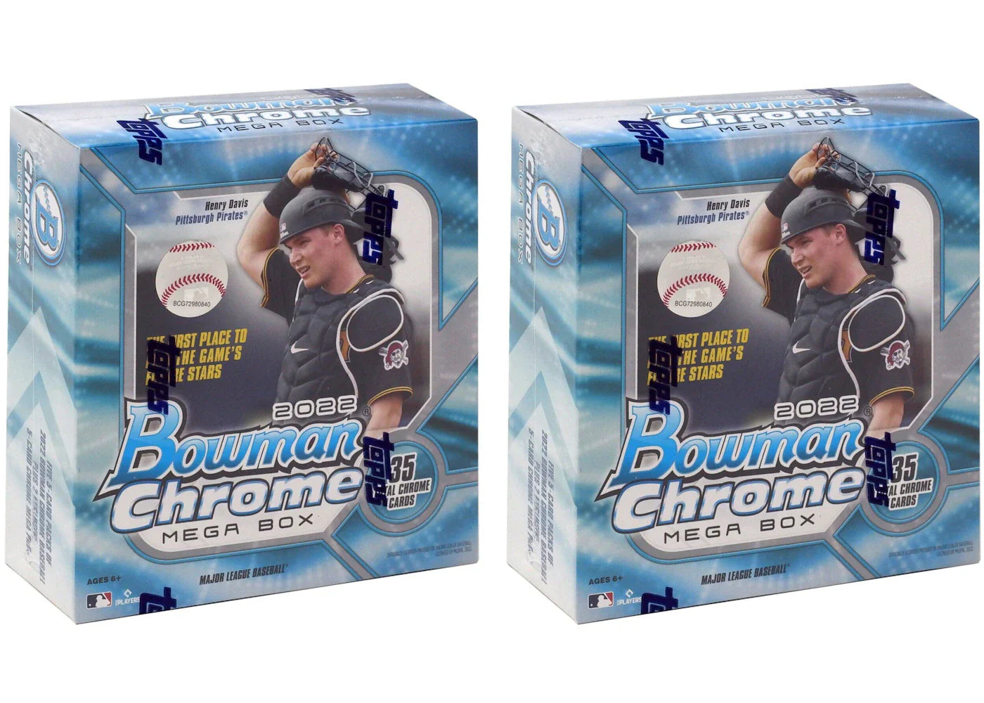 2022 Bowman Chrome Baseball Mega Box 2x Lot