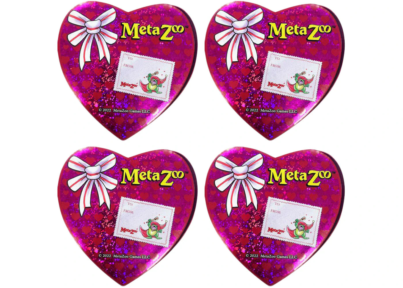2022 MetaZoo TCG Valentines Day Chibi Mini Set Holiday Box 4x Lot