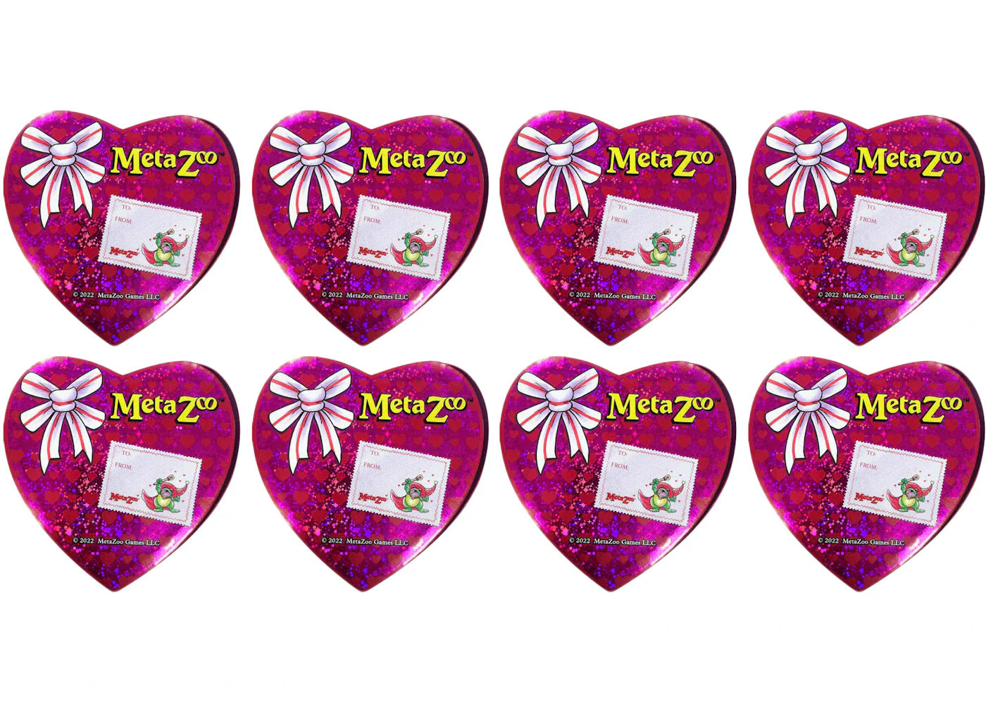 2022 MetaZoo TCG Valentines Day Chibi Mini Set Holiday Box 8x Lot