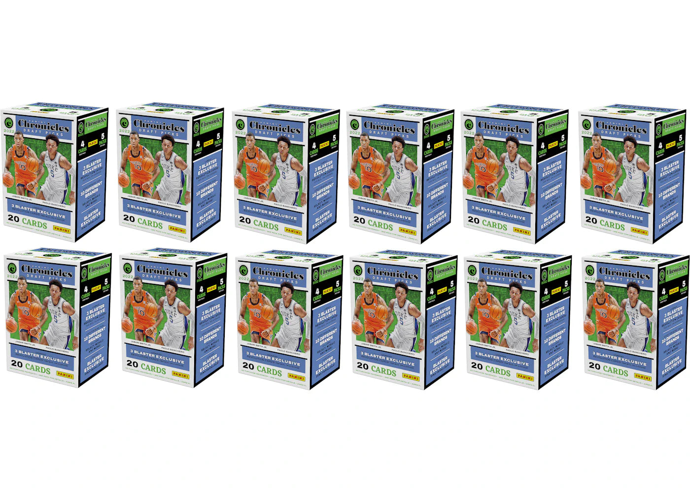 2022 Panini Chronicles Draft Picks Collegiate Basketball Blaster Box 12x Lot