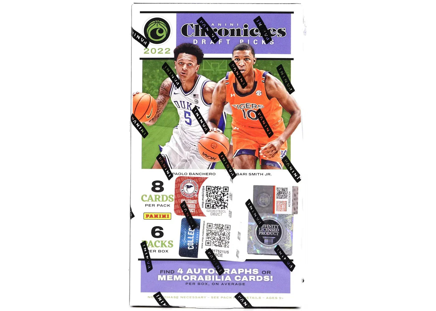 2022 Panini Chronicles Draft Picks Collegiate Basketball Hobby Box