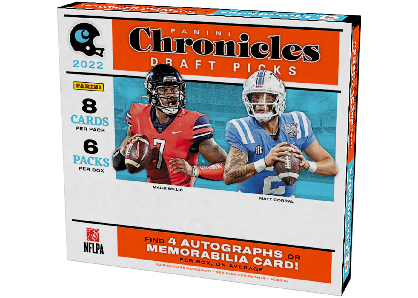 2022 Panini Chronicles Draft Picks Collegiate Football Hobby Box