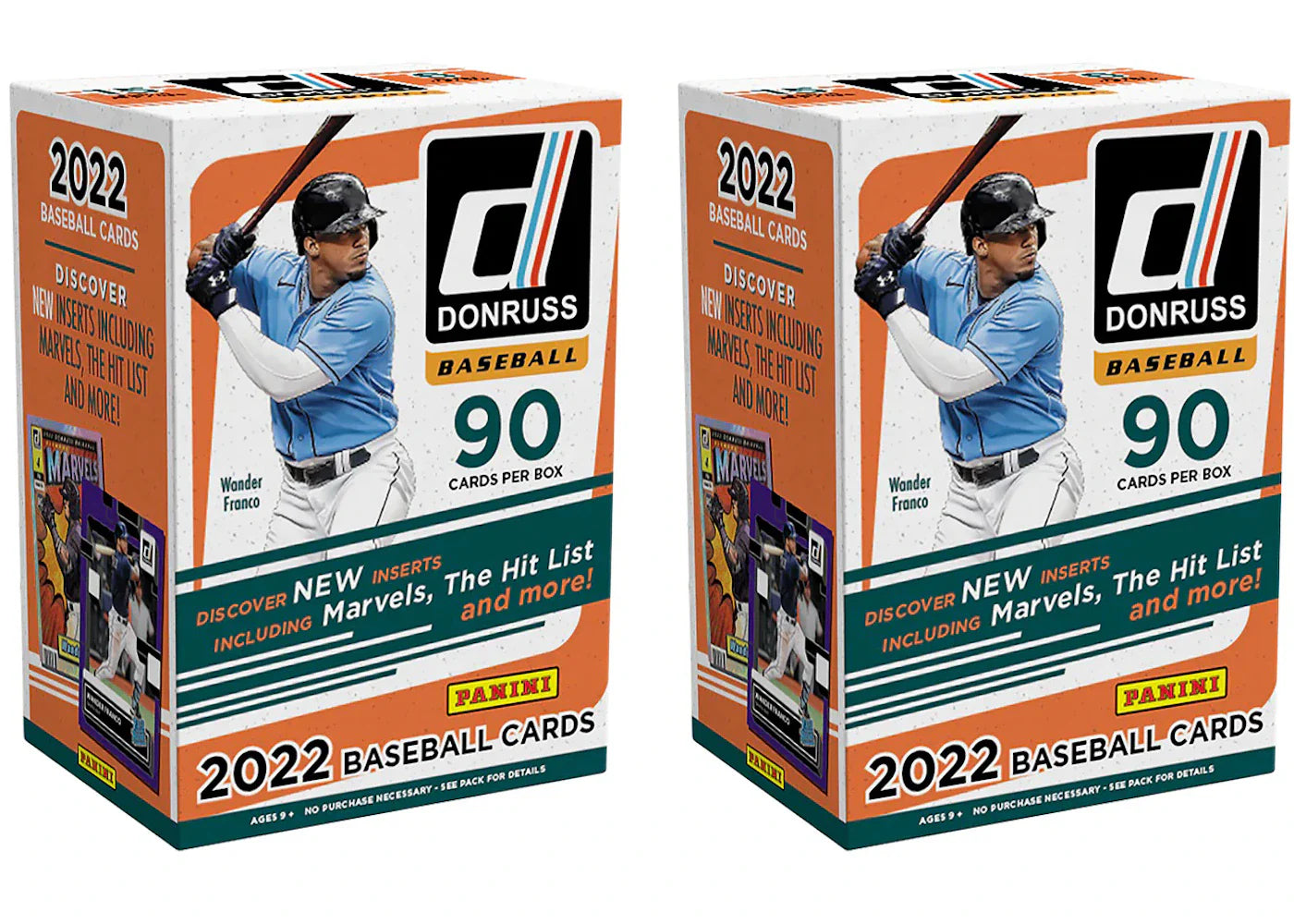 2022 Panini Donruss Baseball Blaster Box 2x Lot