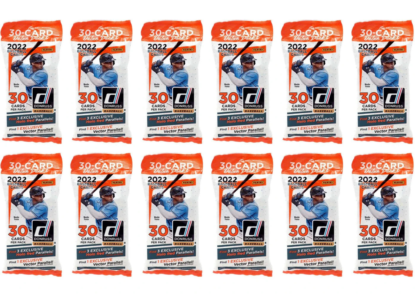 2022 Panini Donruss Baseball Fat Pack 12x Lot
