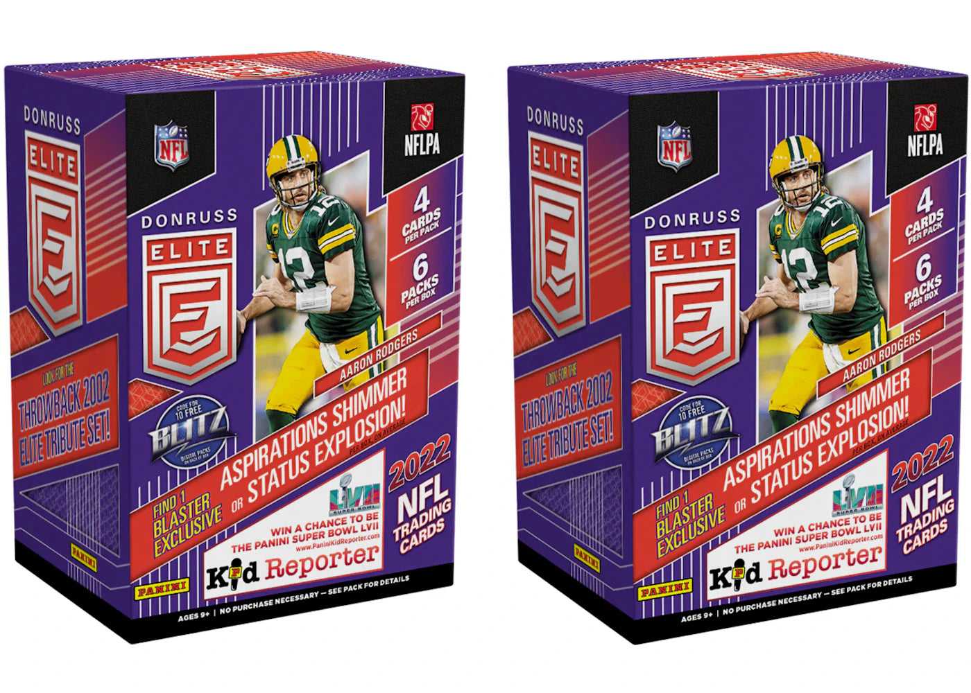 2022 Panini Donruss Elite Football Blaster Box 2x Lot