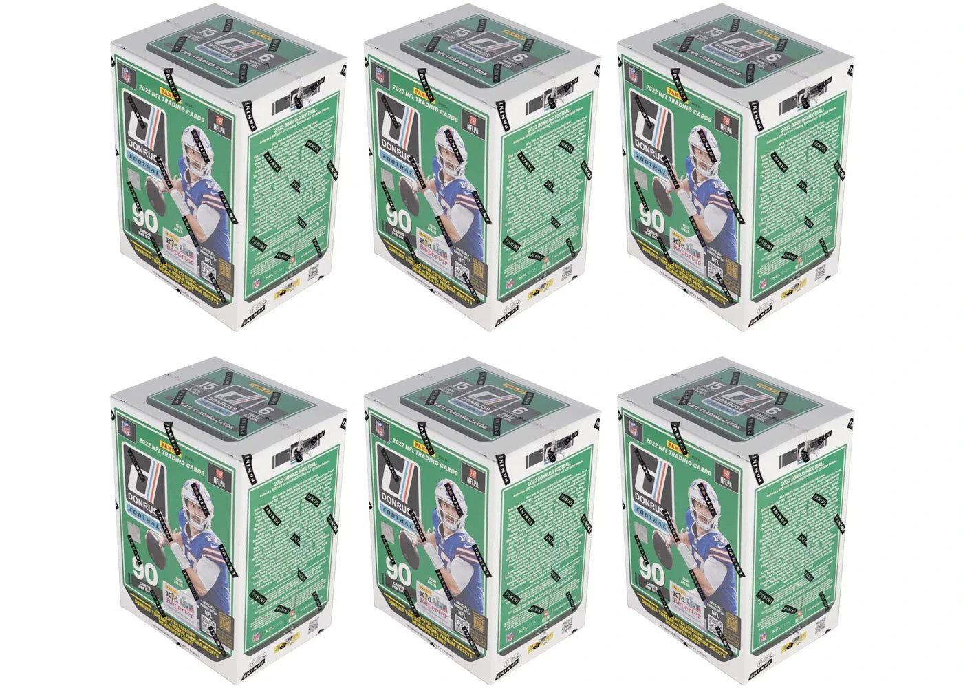 2022 Panini Donruss Football Blaster Box 6x Lot