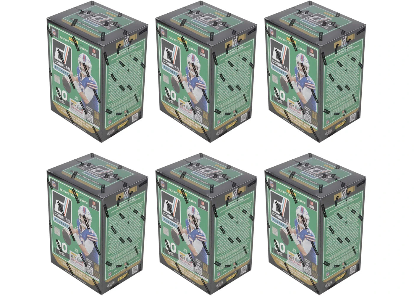 2022 Panini Donruss Football Fanatics Exclusive Blaster Box 6x Lot