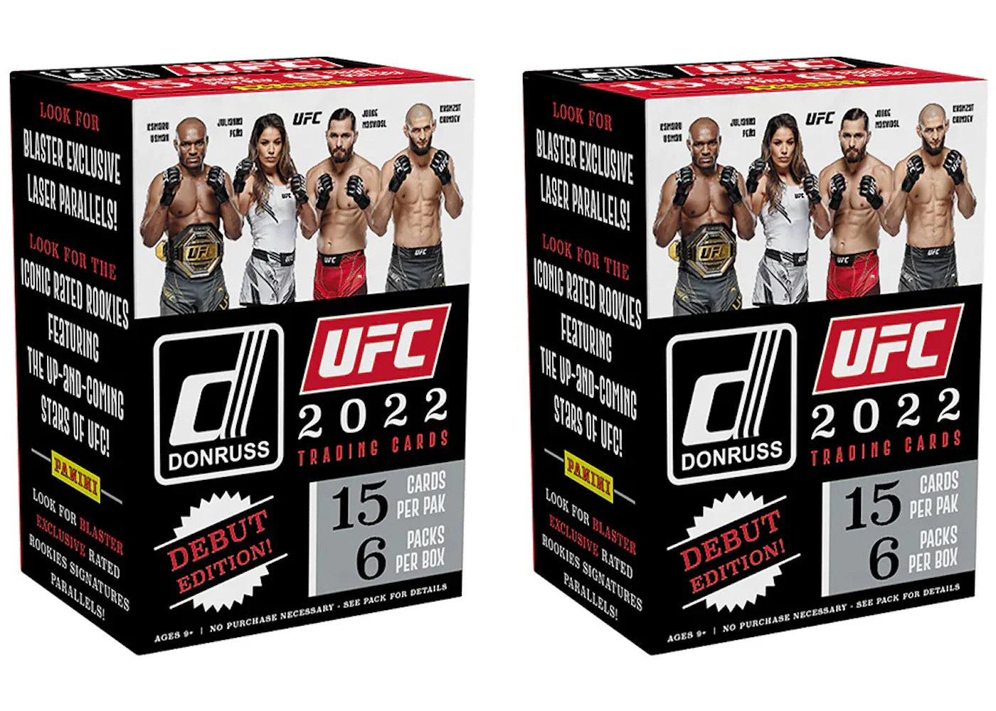 2022 Panini Donruss UFC Blaster Box 2x Lot