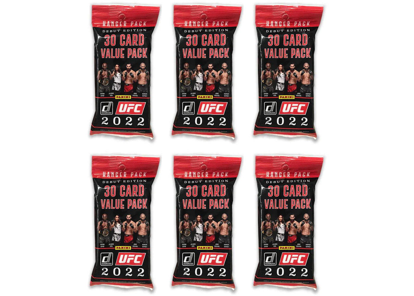 2022 Panini Donruss UFC Fat Pack 6x Lot