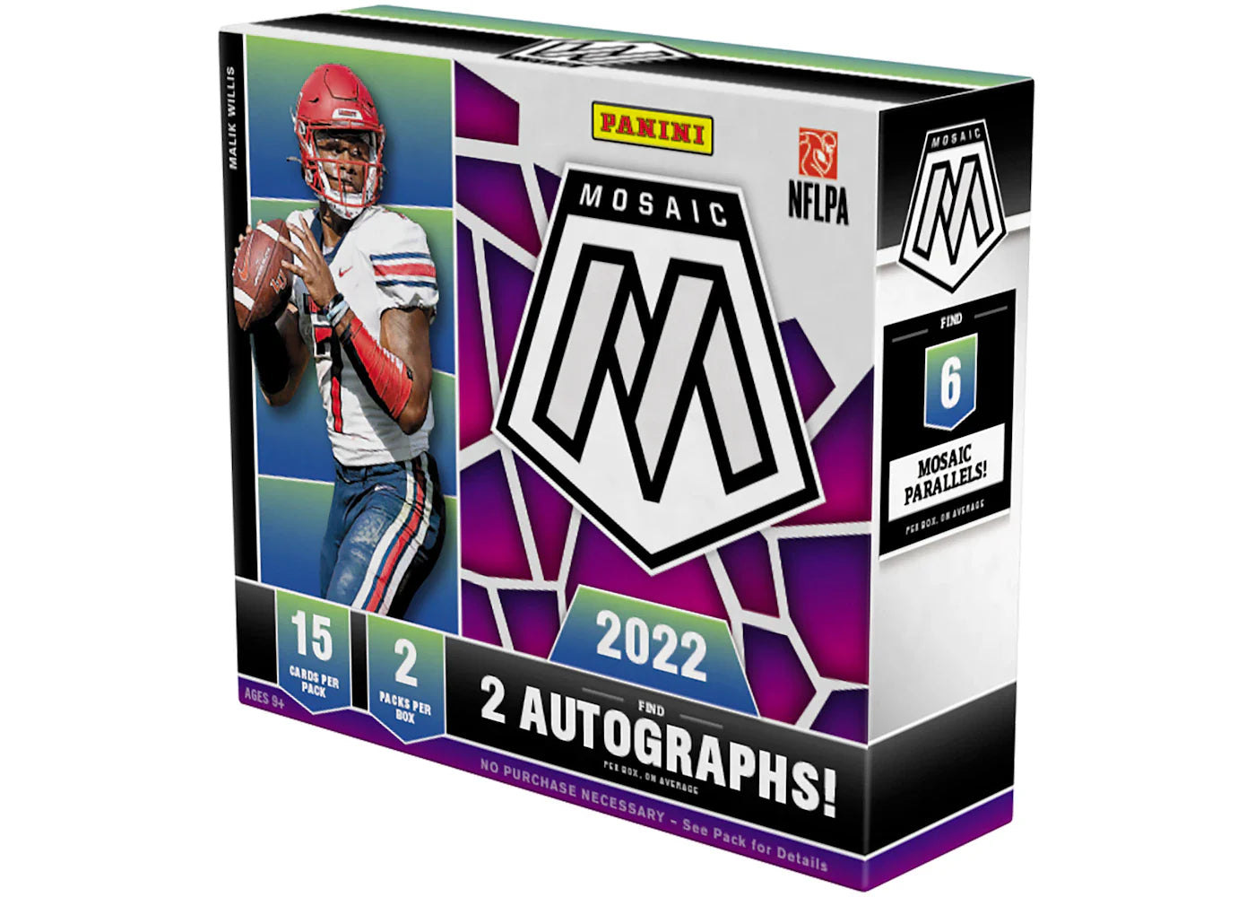 2022 Panini Mosaic Draft Picks Collegiate Football Box